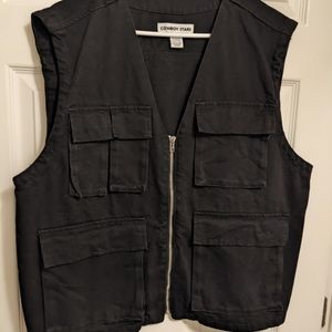 Cowboy Star Black Utility / Tactical Vest